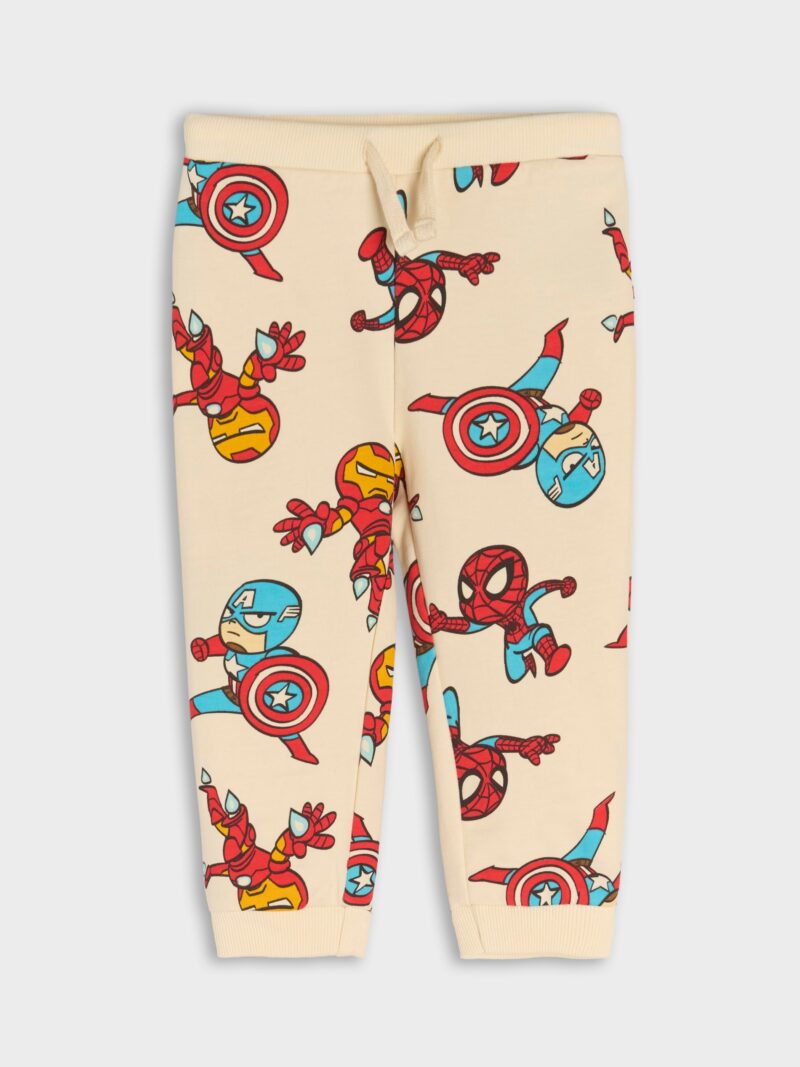 Preţ Pantaloni de trening Marvel - crem