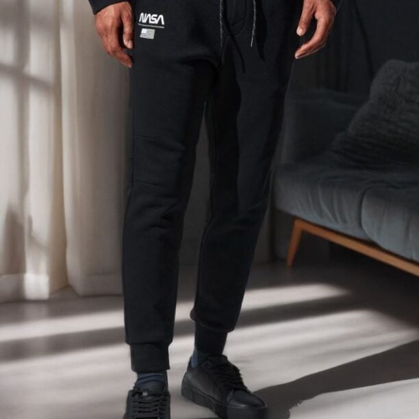 Pantaloni de trening NASA - negru