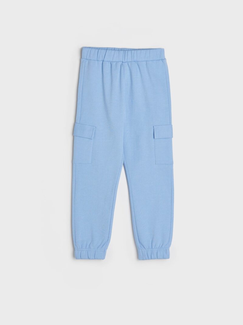 Cumpăra Pantaloni de trening cargo - light blue