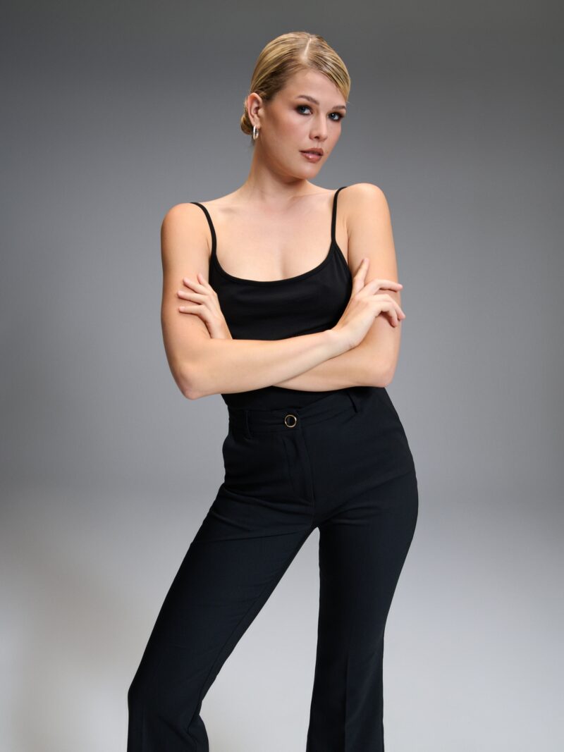 Original Pantaloni eleganți - negru