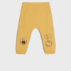 Pantaloni harem SmileyBaby® - galben-muștar