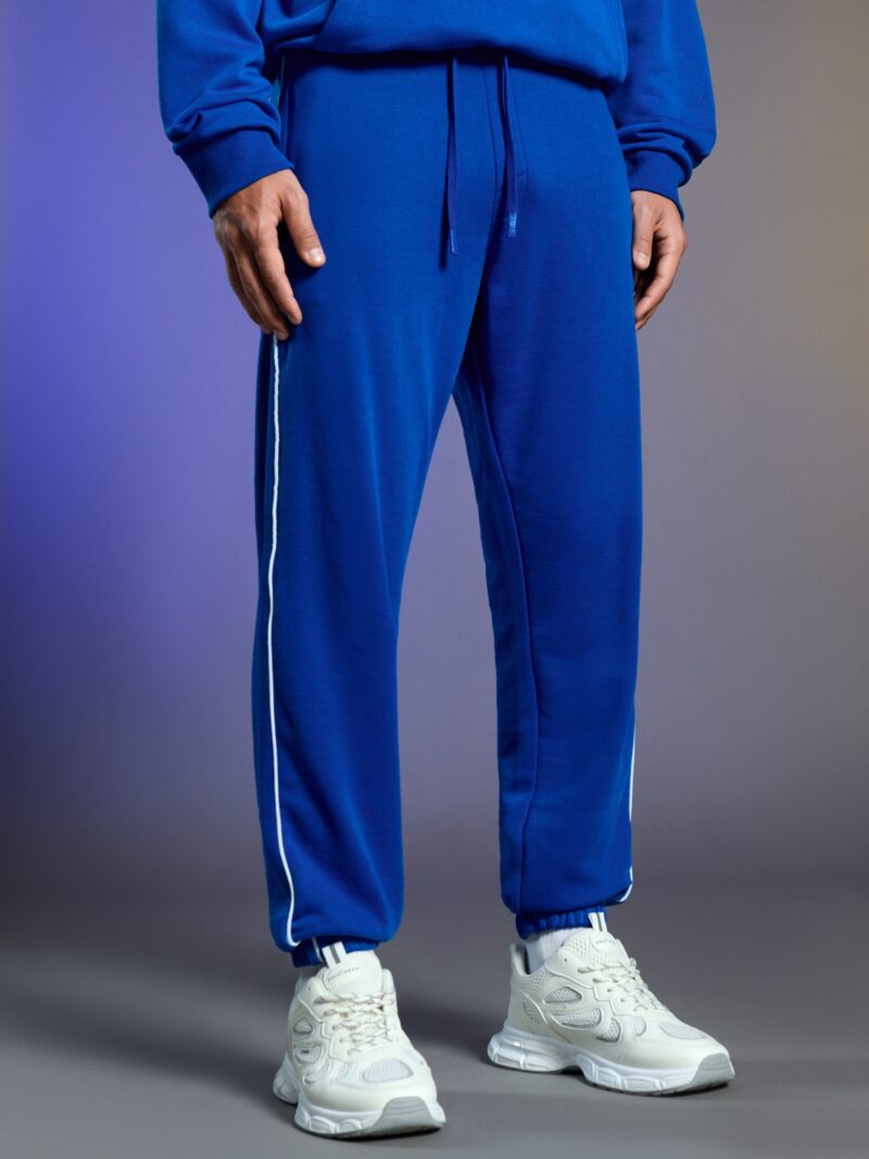 Pantaloni jogger - albastru-cobalt preţ