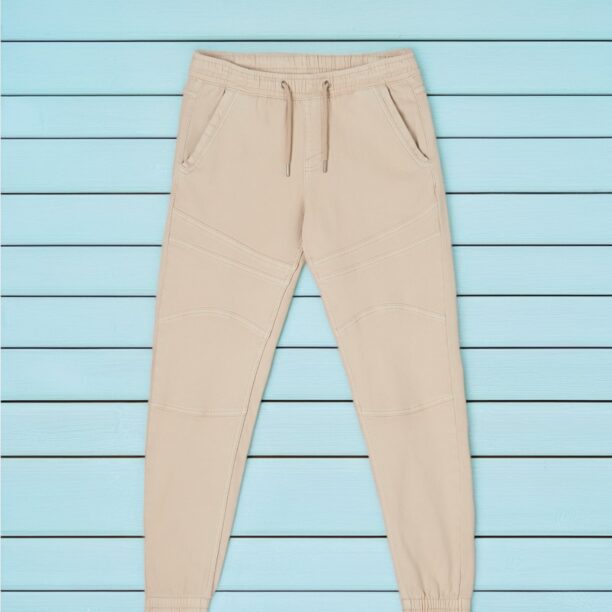 Pantaloni jogger - bej preţ