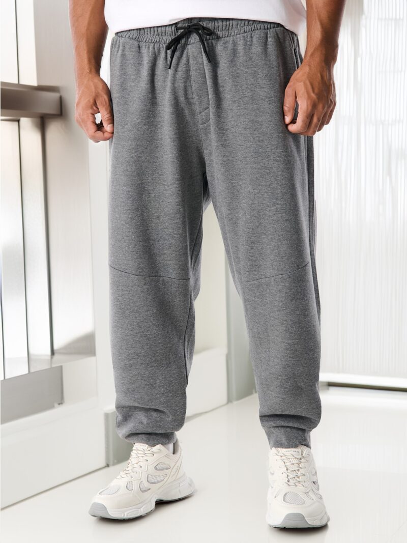 Pantaloni jogger - gri deschis preţ