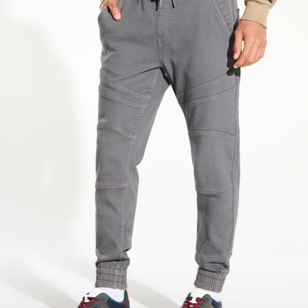 Pantaloni jogger - gri deschis preţ