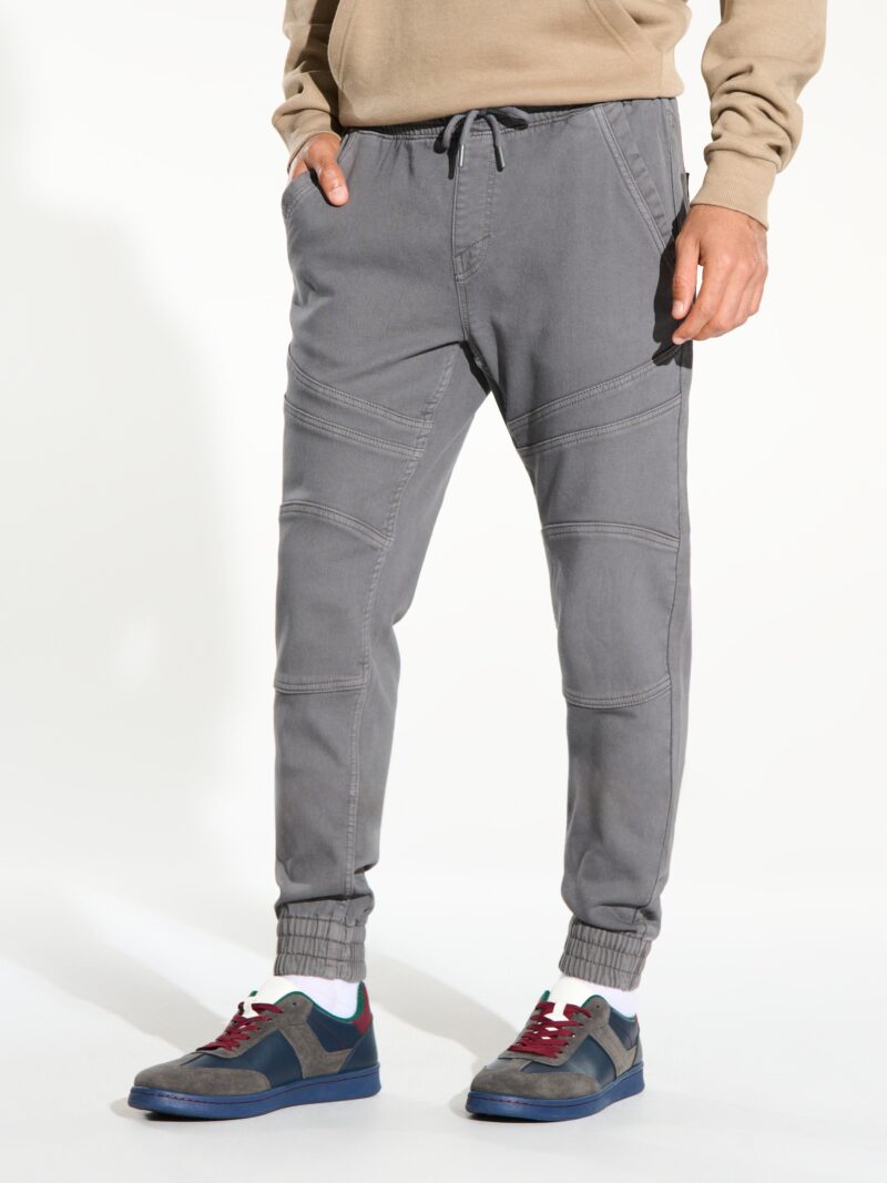 Pantaloni jogger - gri deschis preţ