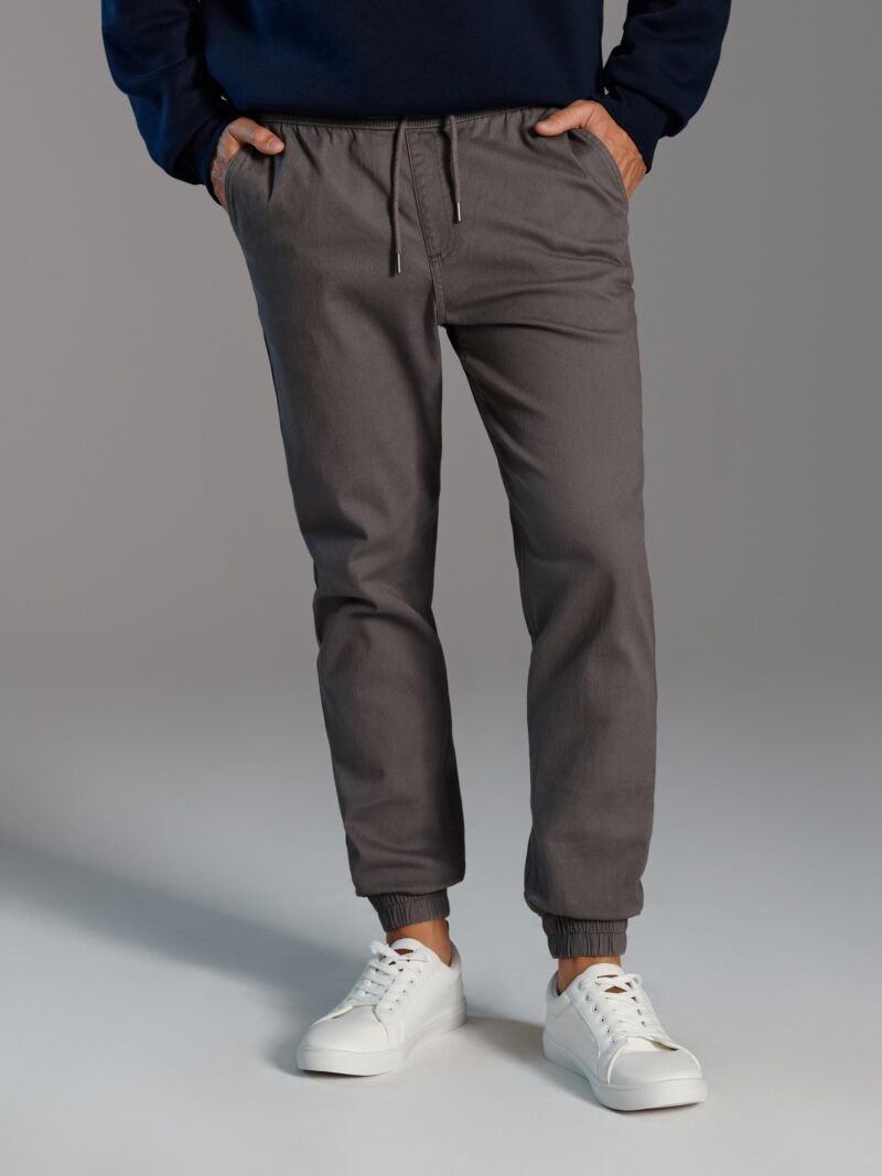 Pantaloni jogger - gri deschis preţ