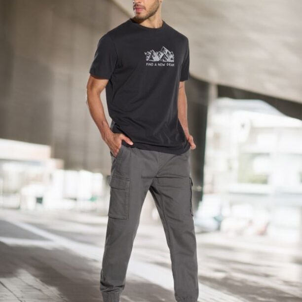 Pantaloni jogger - gri deschis