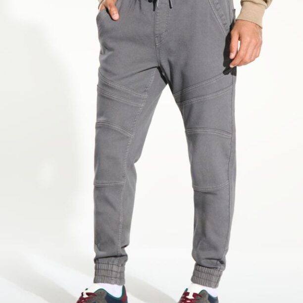 Pantaloni jogger - gri deschis