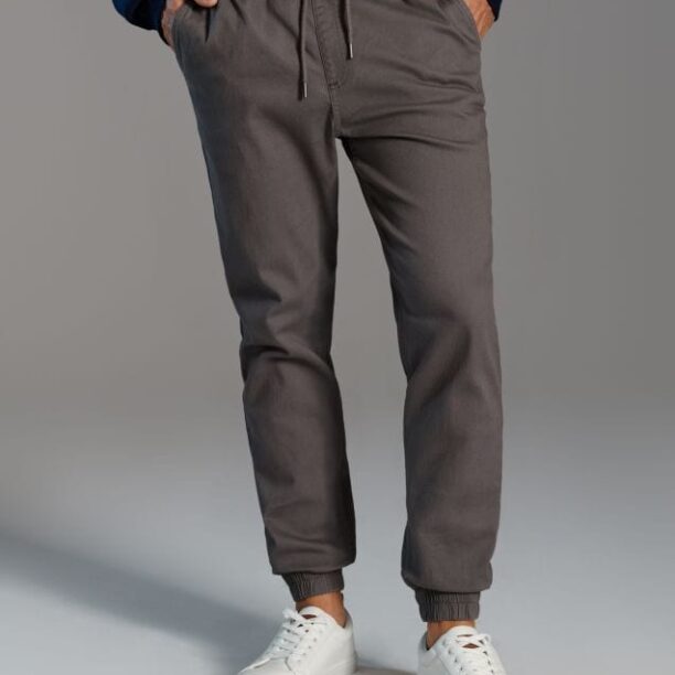 Pantaloni jogger - gri deschis