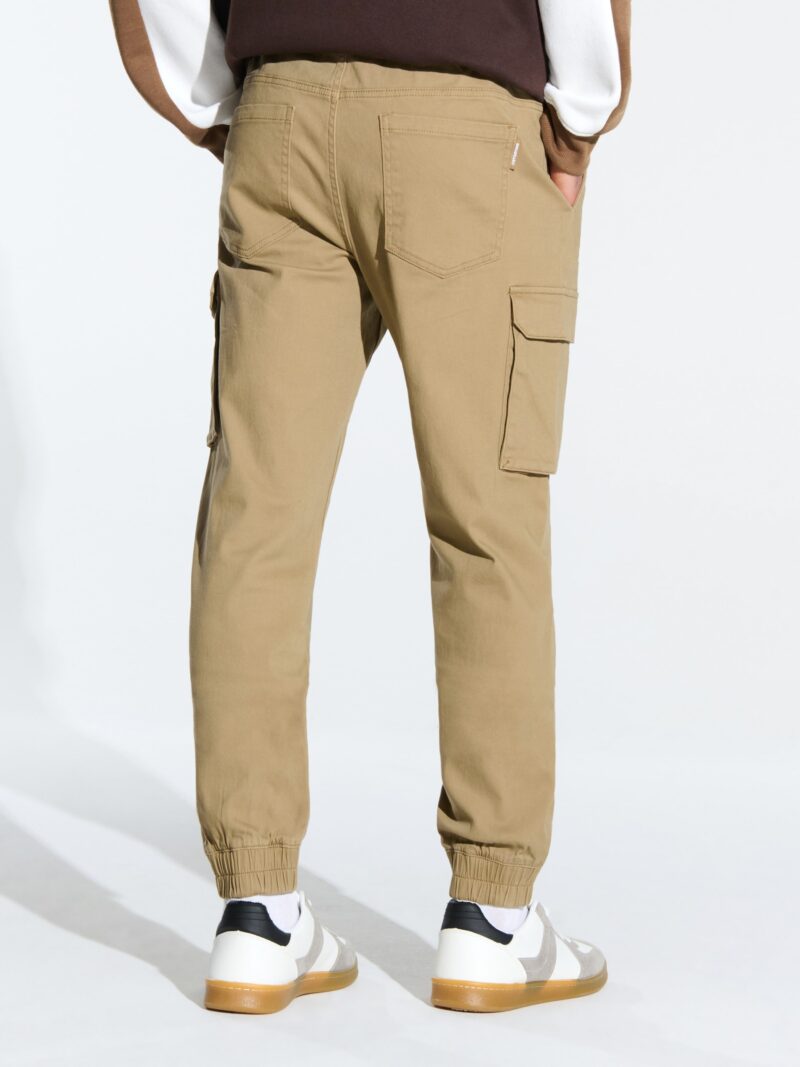 Cumpăra Pantaloni jogger - gri-maroniu