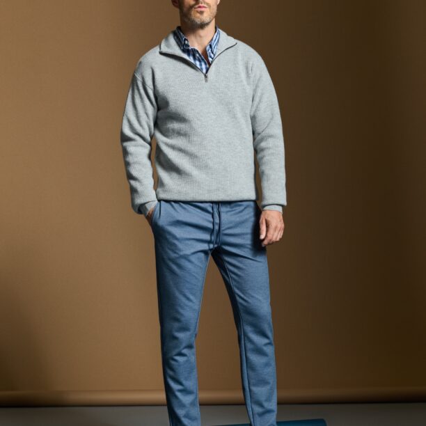 Preţ Pantaloni jogger slim fit - bleumarin