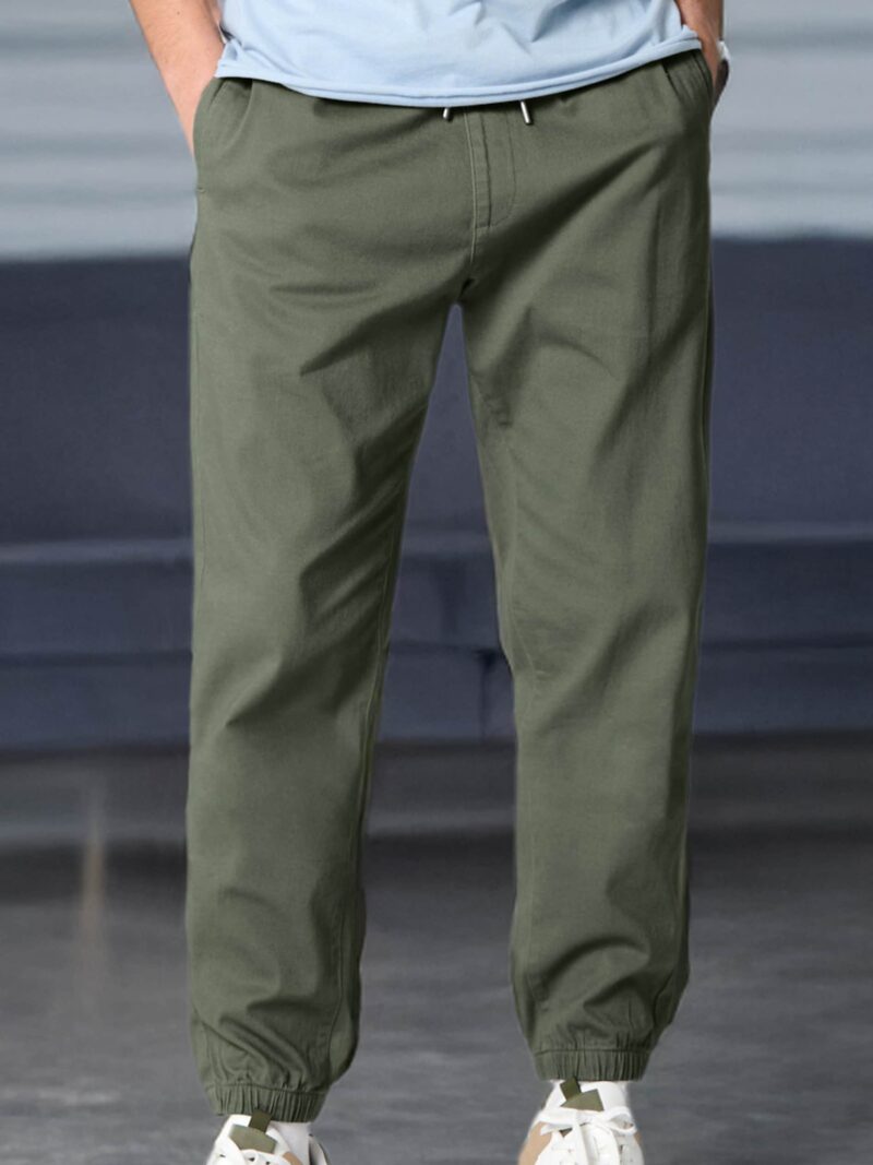 Pantaloni jogger - verde-deschis preţ