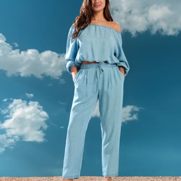 Pantaloni - light blue