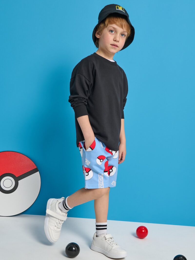 Preţ Pantaloni scurți Pokémon - albastru