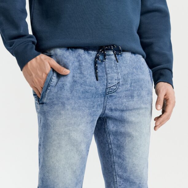 Pantaloni scurți din denim - albastru preţ