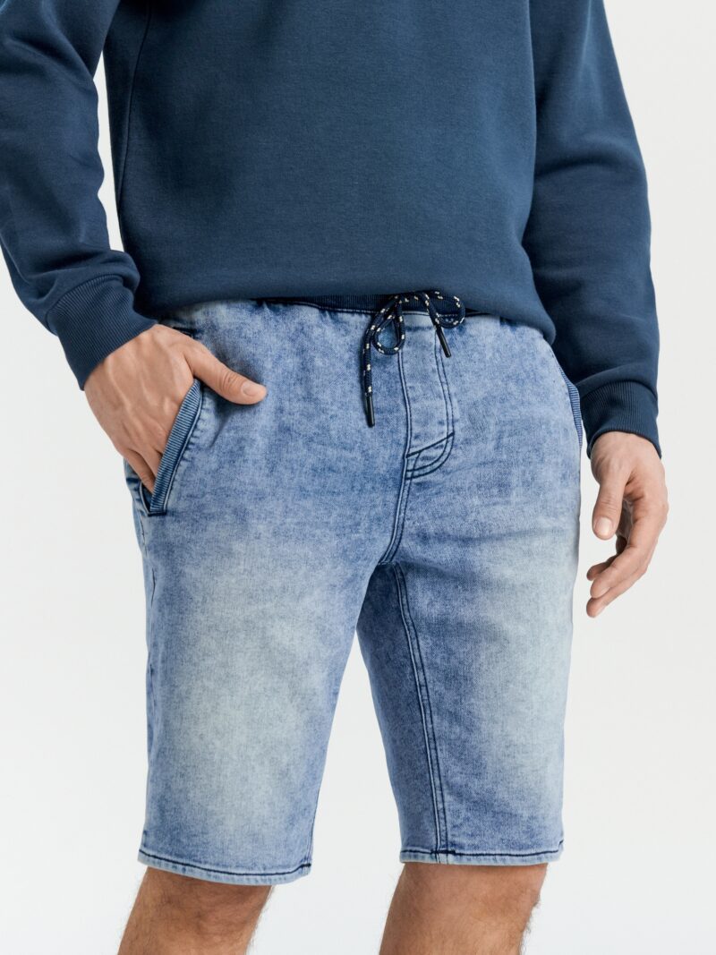 Pantaloni scurți din denim - albastru preţ