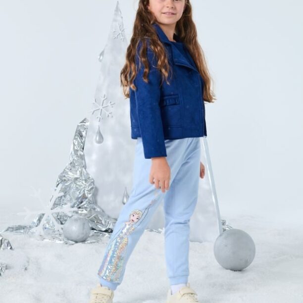 Pantaloni sport Disney - albastru-pal