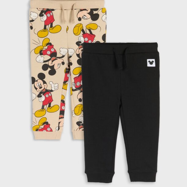 Pantaloni sport Mickey Mouse 2 pack - bej preţ