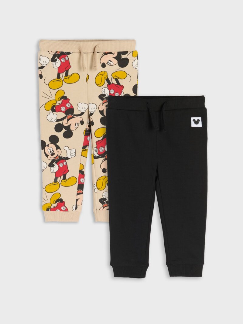 Pantaloni sport Mickey Mouse 2 pack - bej preţ