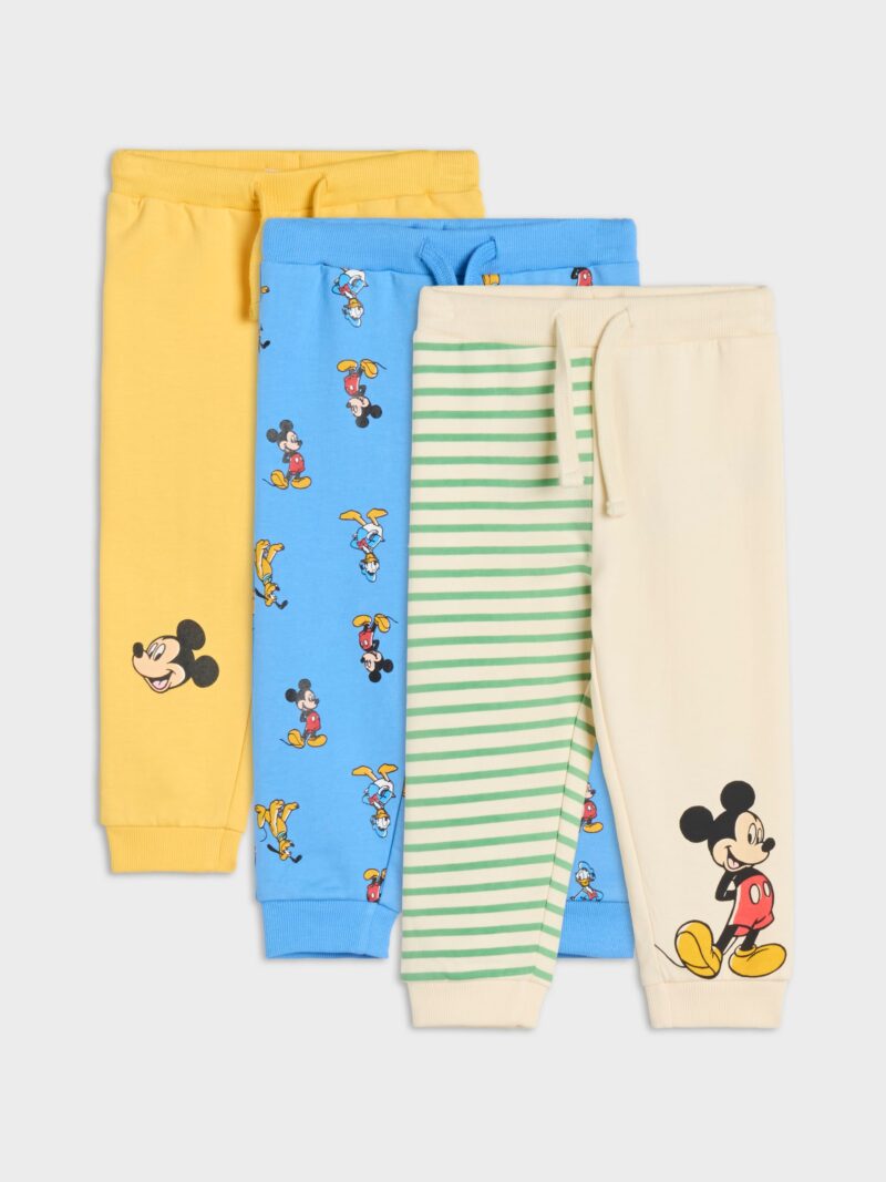 Pantaloni sport Mickey Mouse 3 pack - crem preţ