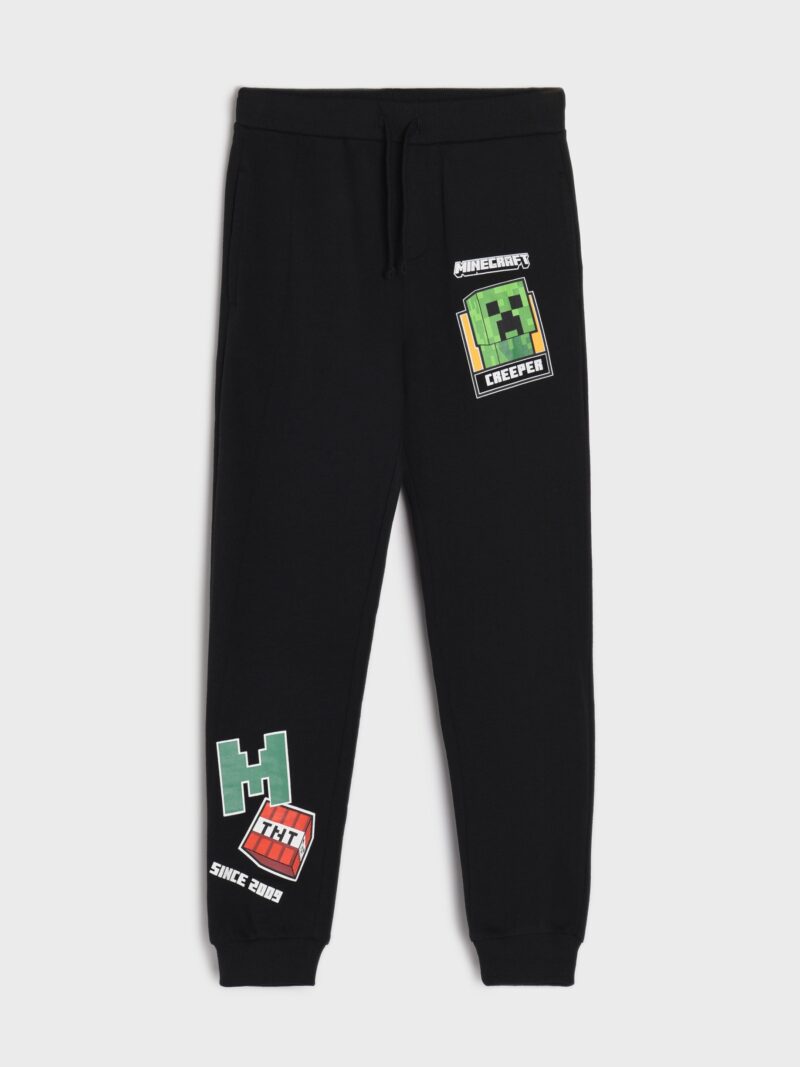 Cumpăra Pantaloni sport Minecraft - negru