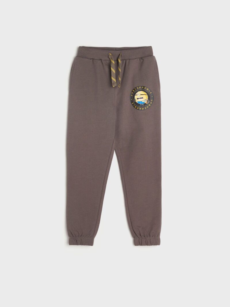 Pantaloni sport Minions - gri-închis preţ