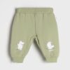 Pantaloni sport Moomin - verde-oliv deschis