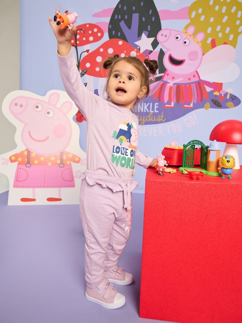 Preţ Pantaloni sport Peppa Pig - lavand