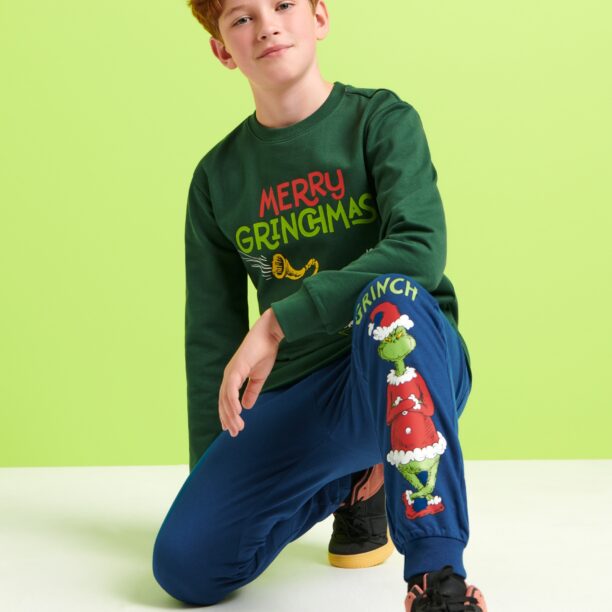 Original Pantaloni sport jogger Grinch - acvamarin