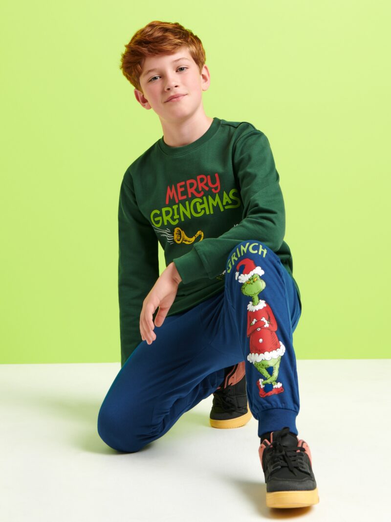 Original Pantaloni sport jogger Grinch - acvamarin