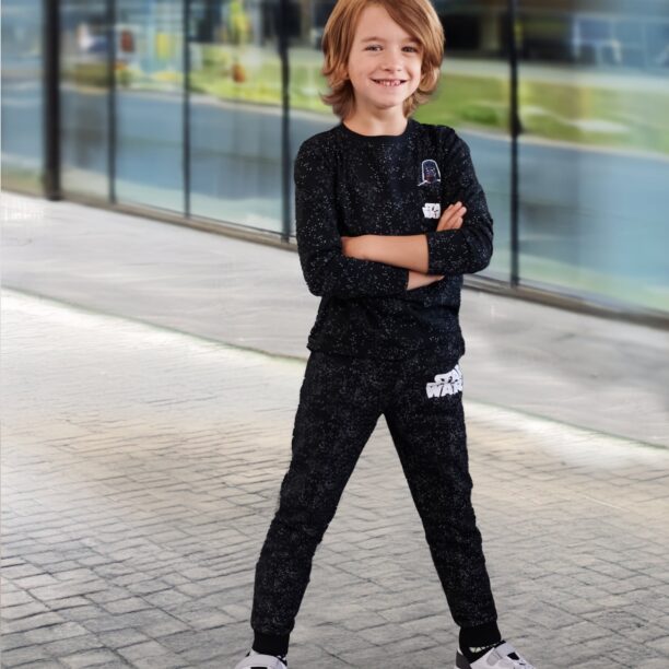 Pantaloni sport jogger Star Wars - negru preţ