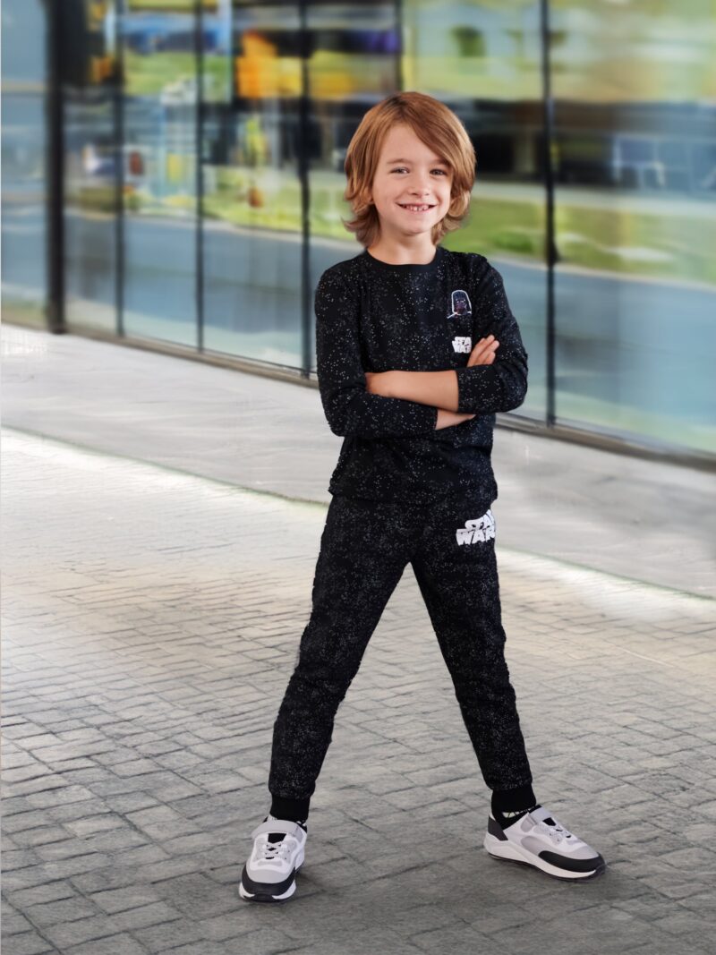 Pantaloni sport jogger Star Wars - negru preţ