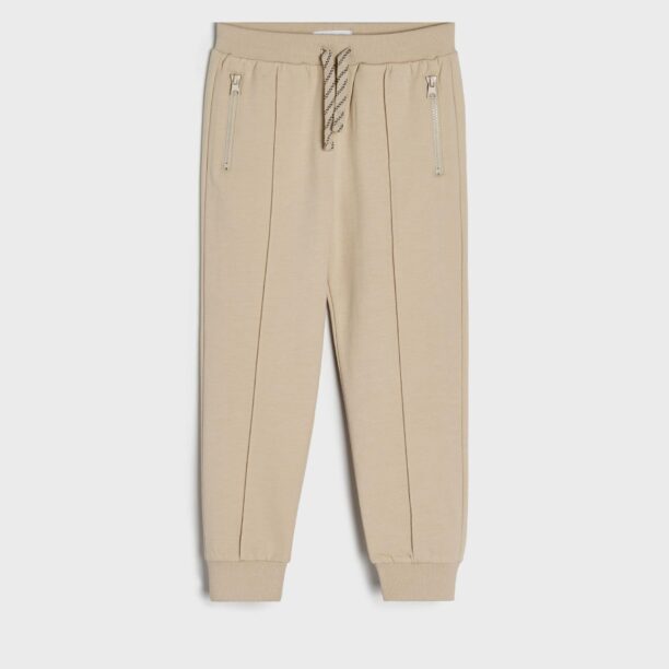 Pantaloni sport jogger - bej preţ