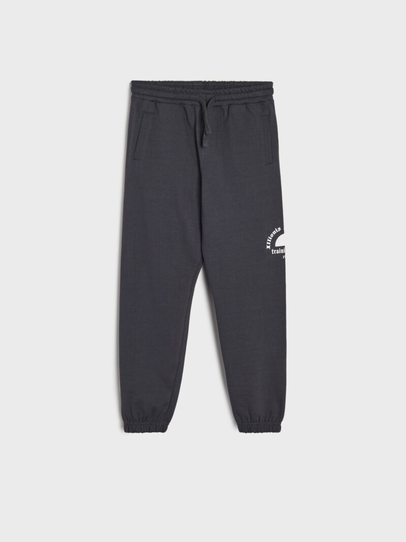 Cumpăra Pantaloni sport jogger - negru-antracit