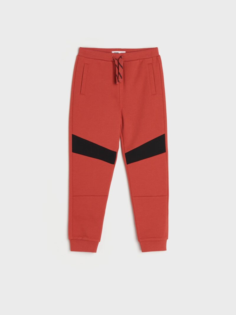 Cumpăra Pantaloni sport jogger - roșu-aprins