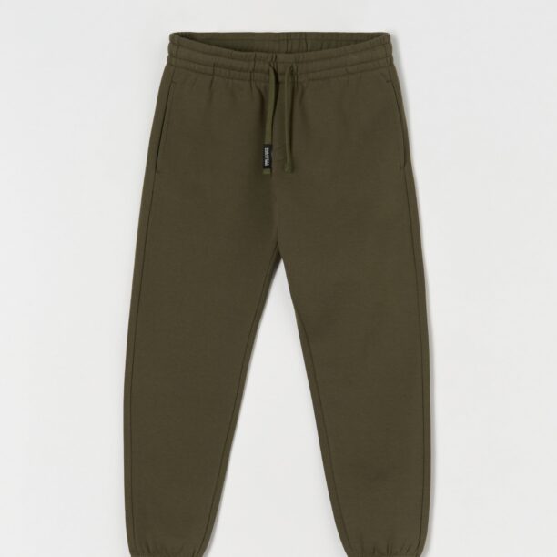 Cumpăra Pantaloni sport jogger - verde-maroniu