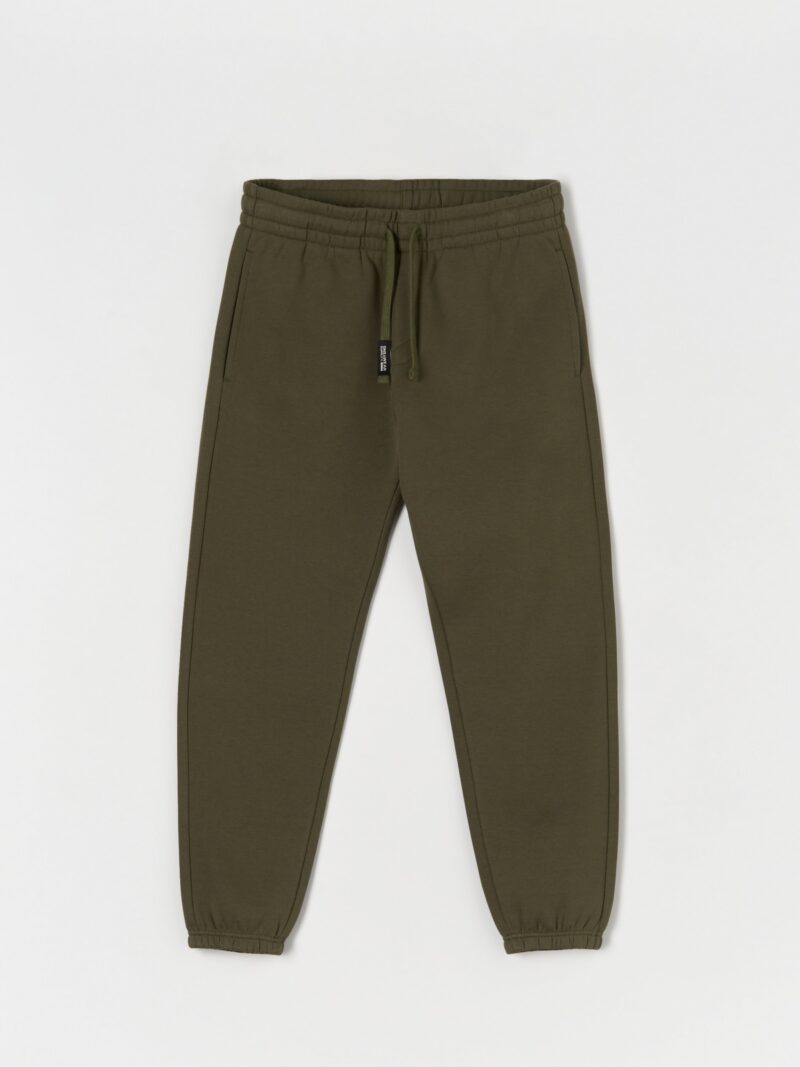 Cumpăra Pantaloni sport jogger - verde-maroniu