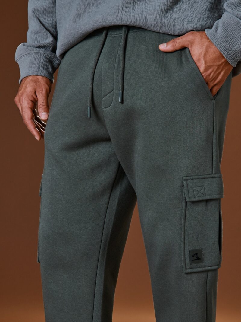 Preţ Pantaloni tapered cargo fit - kaki