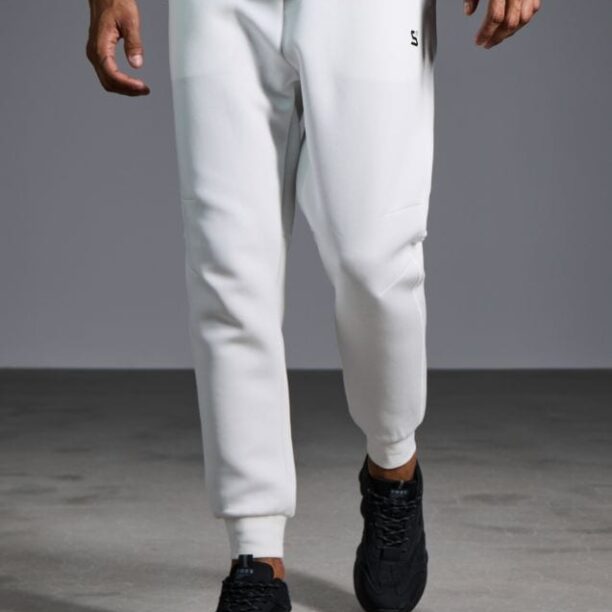 Pantaloni tapered fit - alb