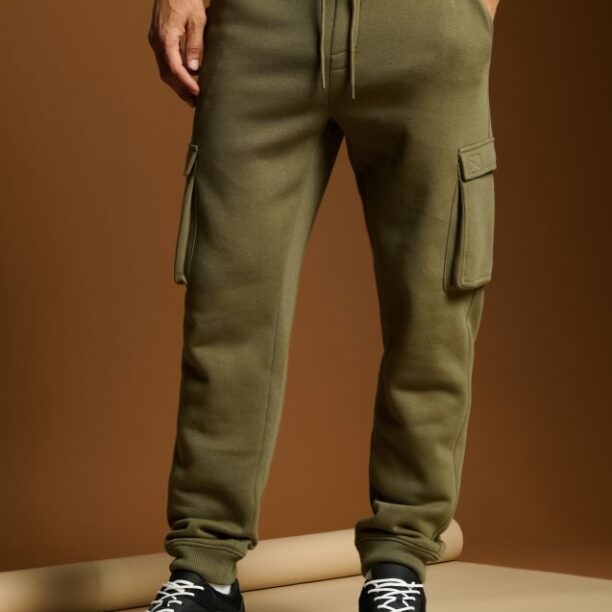 Pantaloni tapered fit - kaki