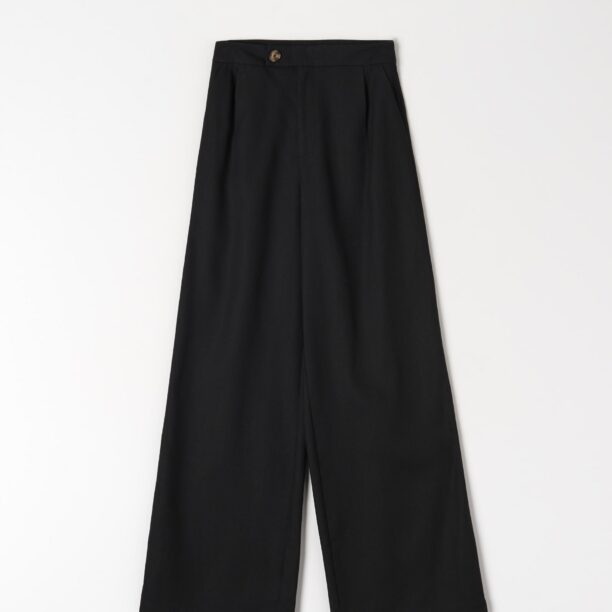 Cumpăra Pantaloni wide leg - negru