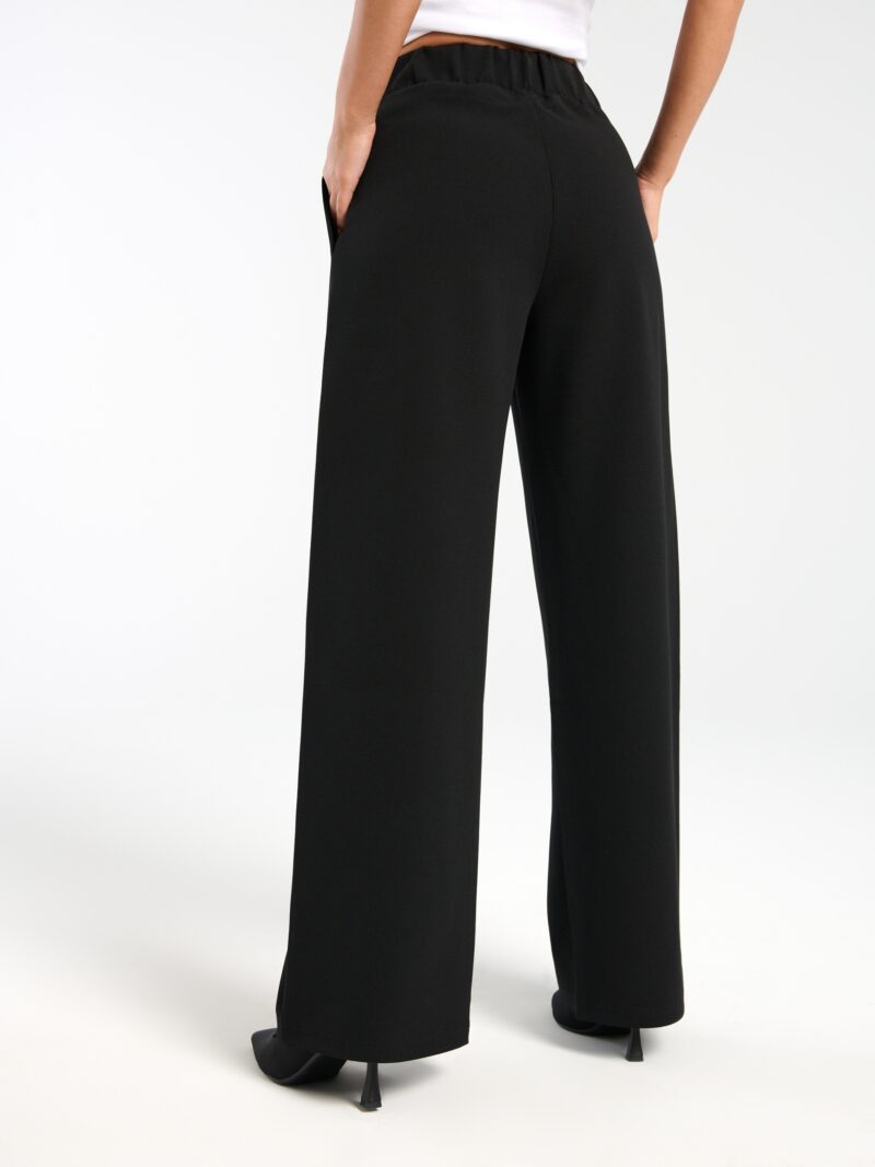 Cumpăra Pantaloni wide leg - negru