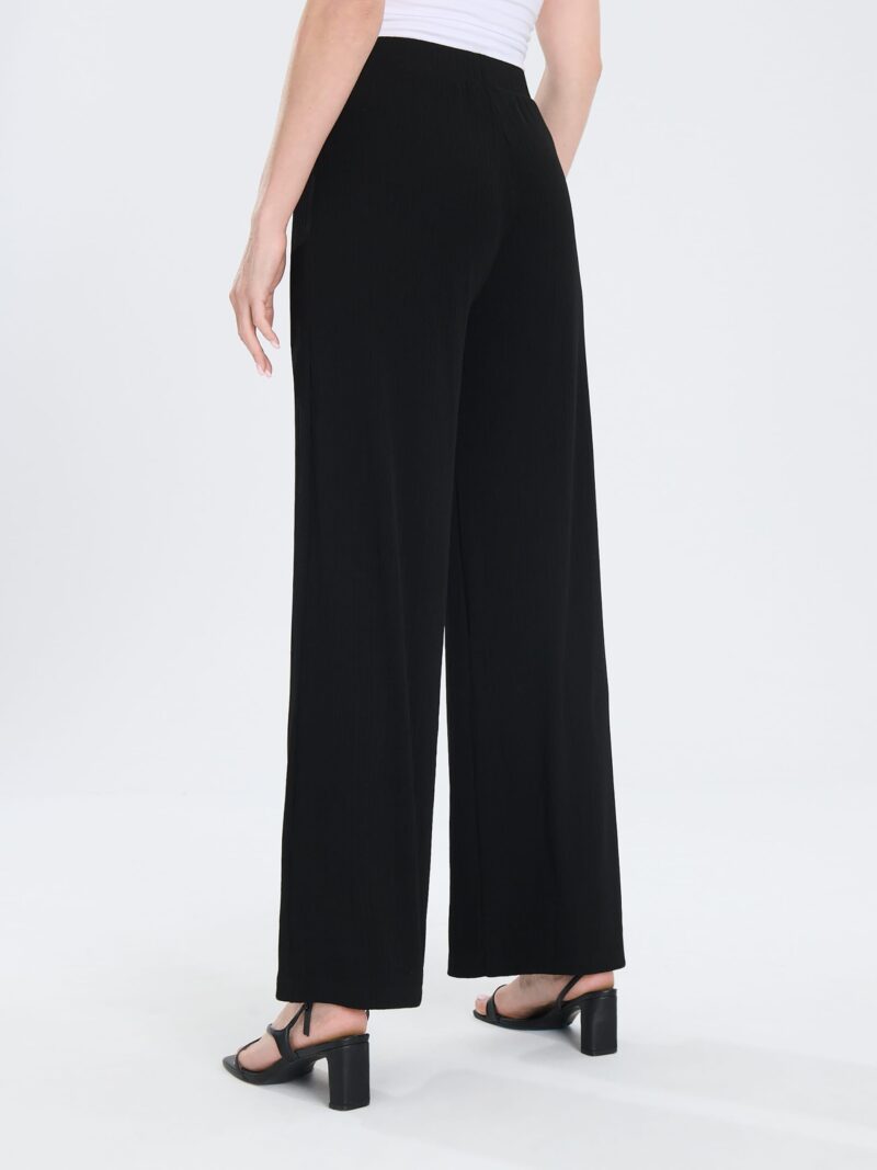 Preţ Pantaloni wide leg - negru