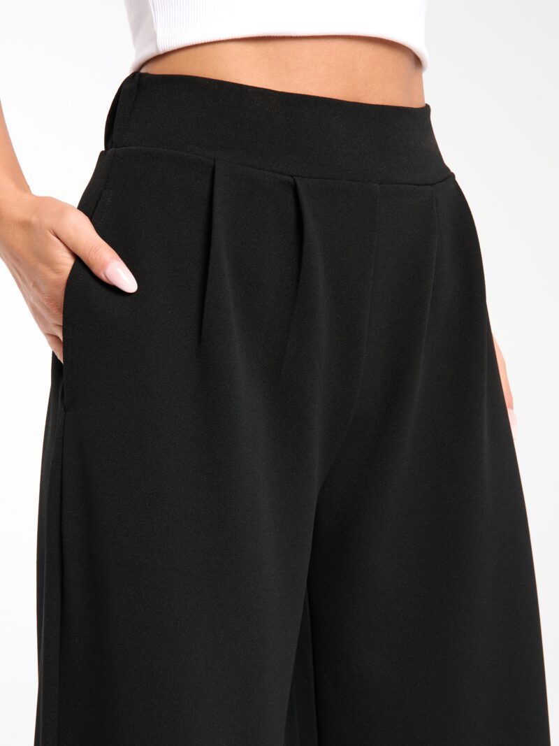 Original Pantaloni wide leg - negru