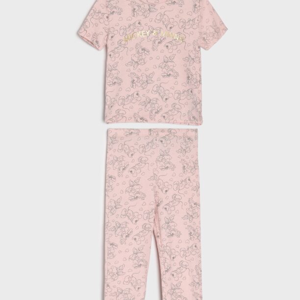 Pijama Mickey Mouse - roz-pastel preţ