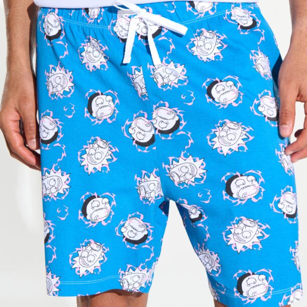 Original Pijama din bumbac Rick and Morty - crem