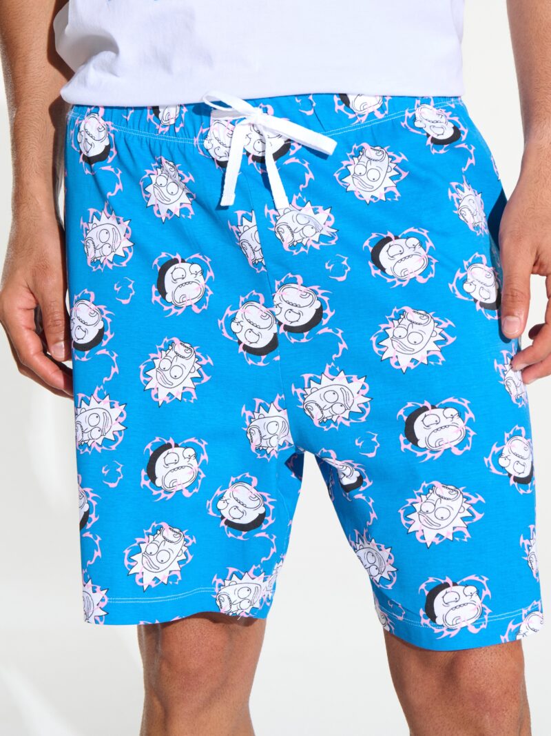 Original Pijama din bumbac Rick and Morty - crem