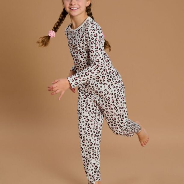 Pijama din două piese 2 pack - crem