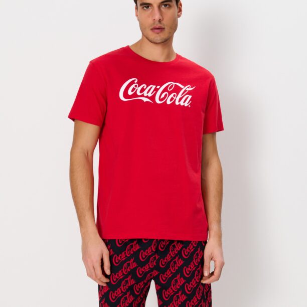 Pijama din două piese Coca Cola - roșu preţ